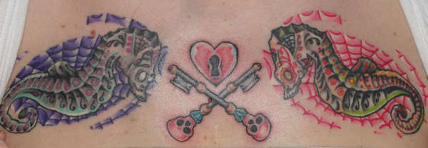 Seahorses final tattoo