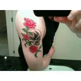 Skull and Roses tattoo