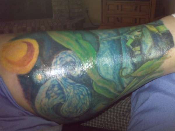 Starry Night 2 tattoo