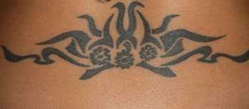 TRIBAL LOWER BACK tattoo