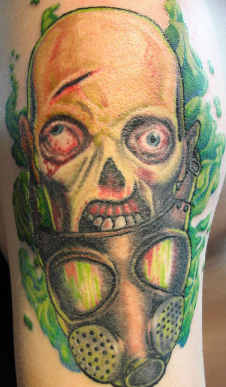Zombie Mask tattoo