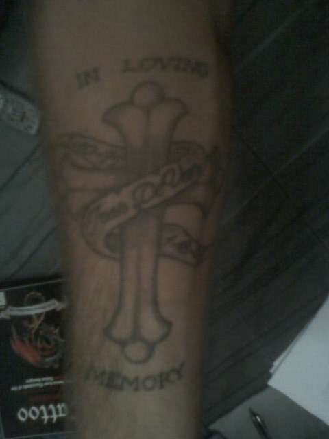 cross 4 my grandmother tattoo