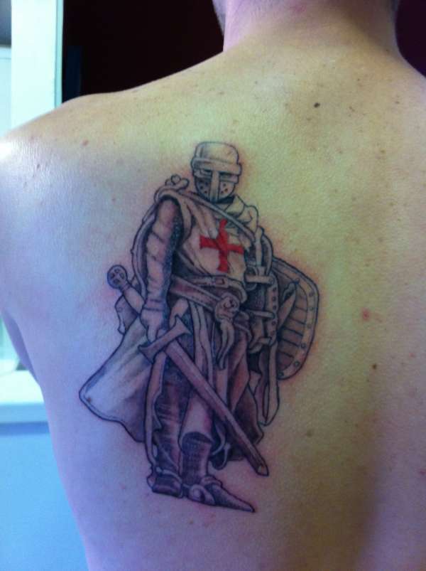 crusader finished tattoo