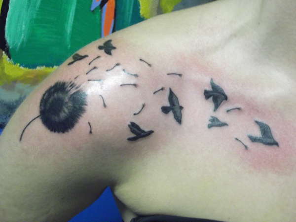 dandilion tattoo