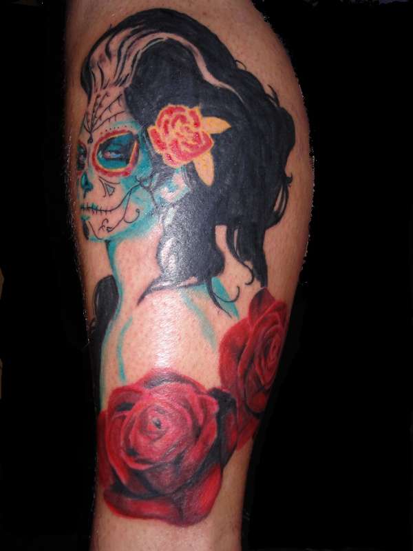 day of the dead girl tattoo