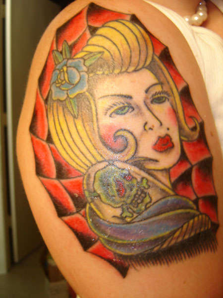 My Greaser Lady tattoo