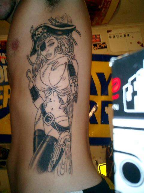 pin-up/zombie/pirate/whatever tattoo