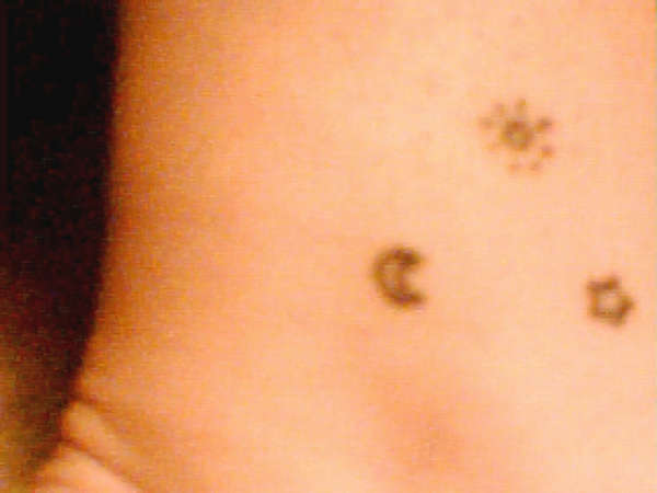 sun moon stars tattoo