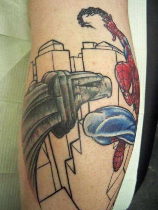 spiderman part 2a tattoo