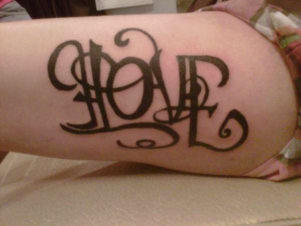 upside down tattoo