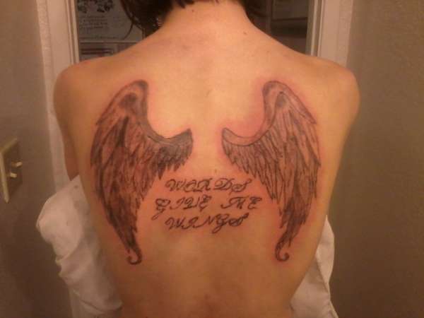 Angel Wings tattoo