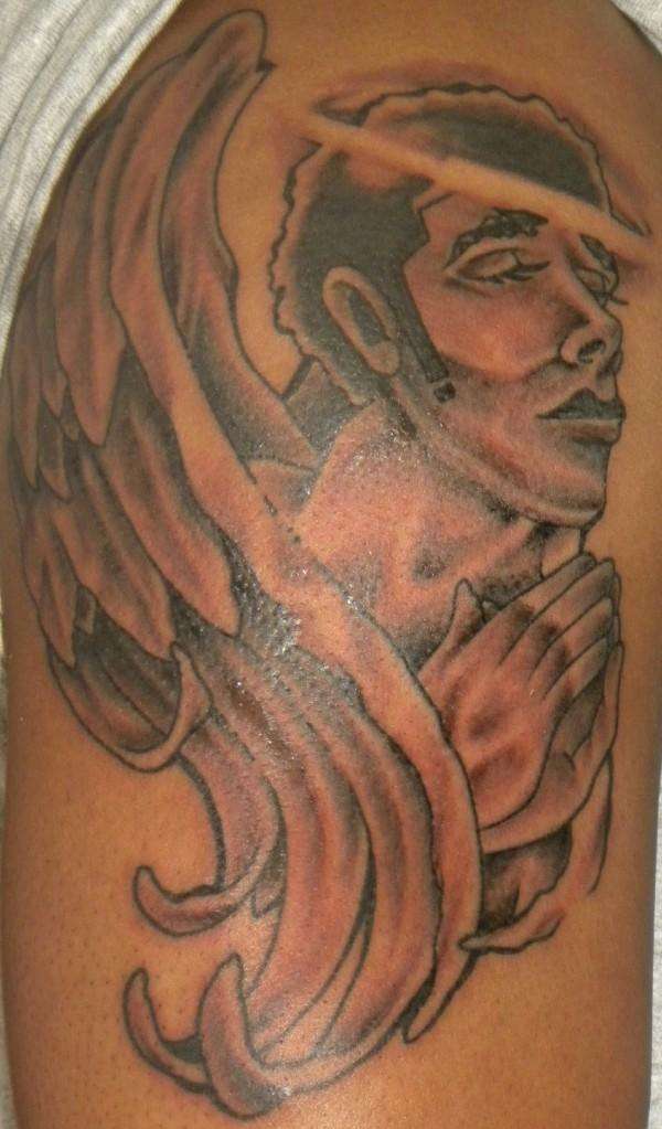 Angel tattoo