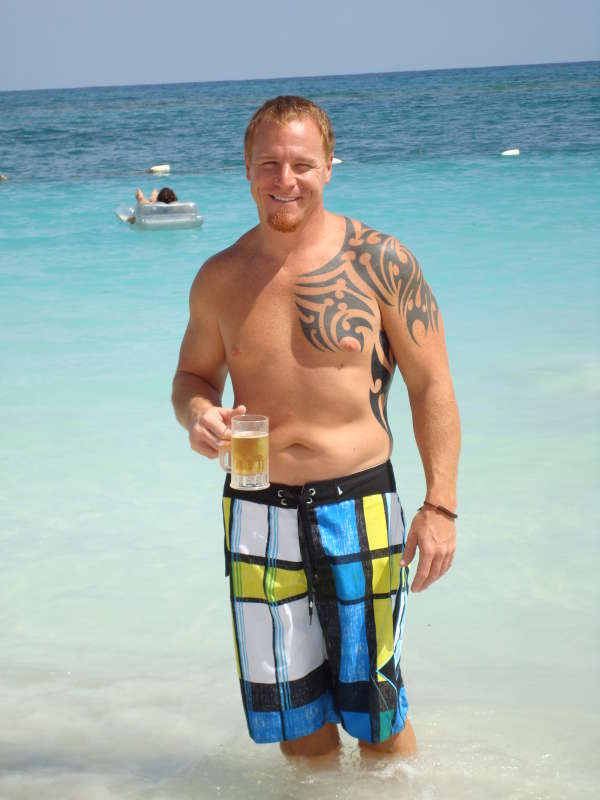 At the beach tattoo