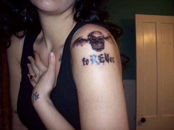 Avenged Sevenfold Deathbat tattoo