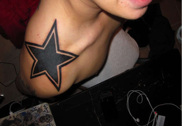 Dallas Cowboys Star tattoo