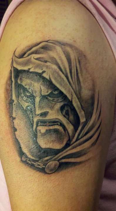 Doctor Doom tattoo