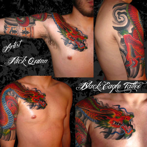 Dragon Half Sleeve tattoo