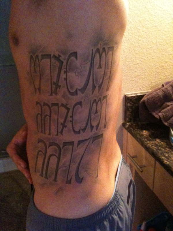 Enochian tattoo