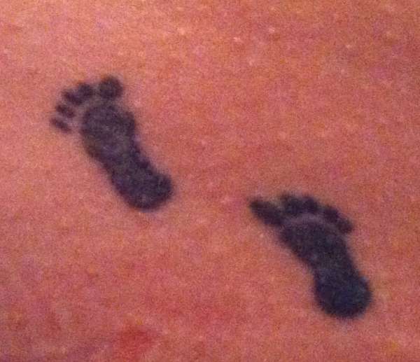 Footprints tattoo