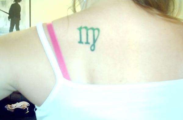 Just Me tattoo