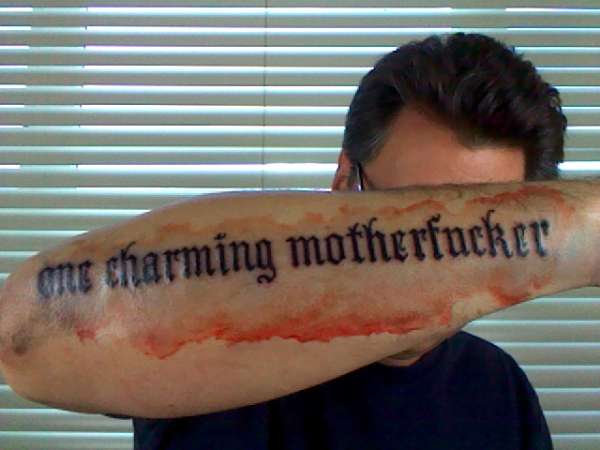 One Charming Motherf***er tattoo