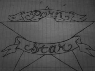 Porn Star pattern tattoo