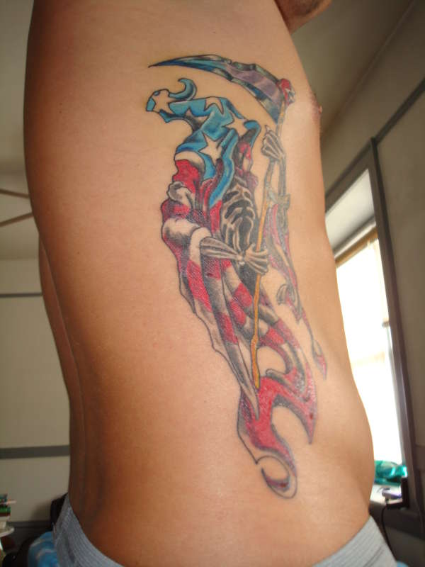 Red, White & Blue #1 Temporary Tattoo - Tattoos Ship in 24 Hours!!!!!