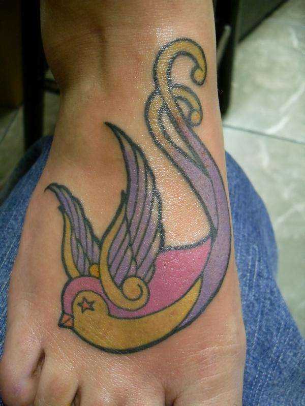 Swallow tattoo