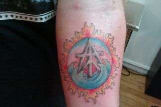 anarchy with peace (utopian dream) tattoo