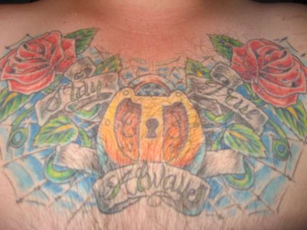 chest piece tattoo