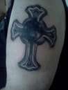 cross cover up tattoo