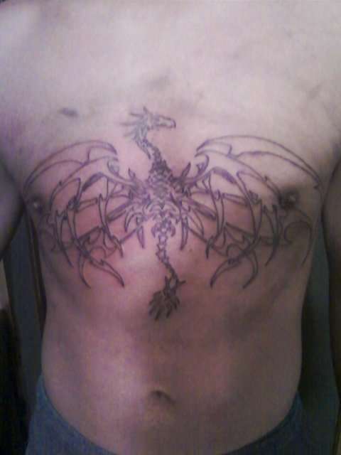first chest i did tattoo
