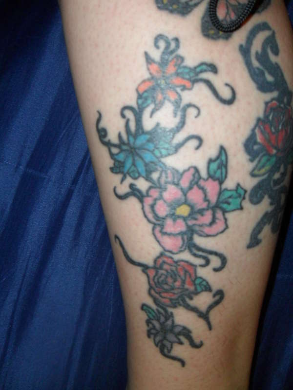 flowers tattoo