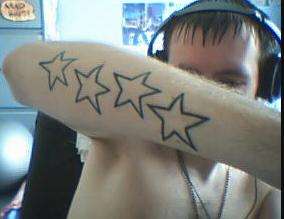 star man tattoo