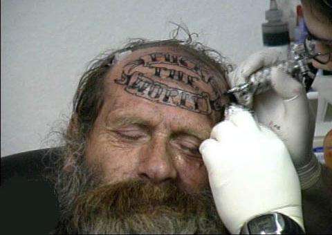 Fuck the world tattoo