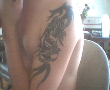 TRIBAL DRAGON tattoo