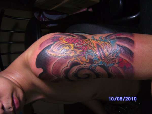 koi dragon tattoo