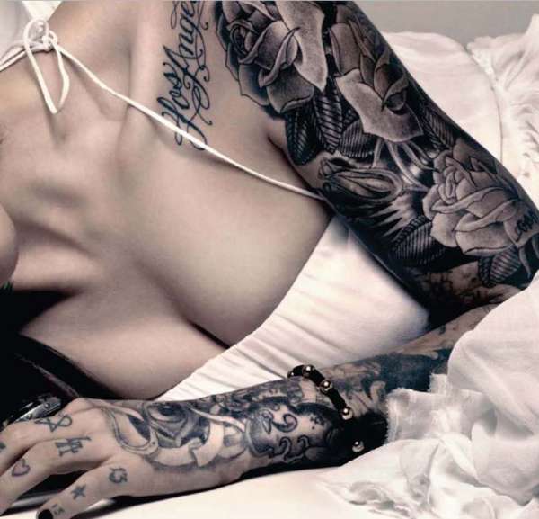 left tattoo