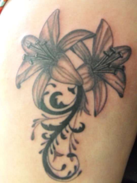 lillies tattoo