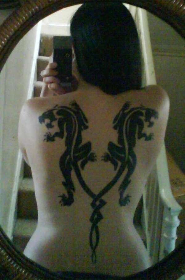 tribal panthers tattoo