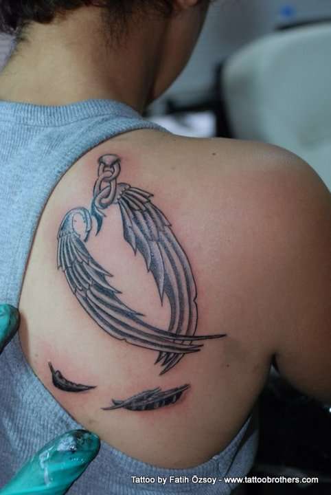 Angel Wings tattoo - Melek kanatlar&#305; Dövmesi tattoo
