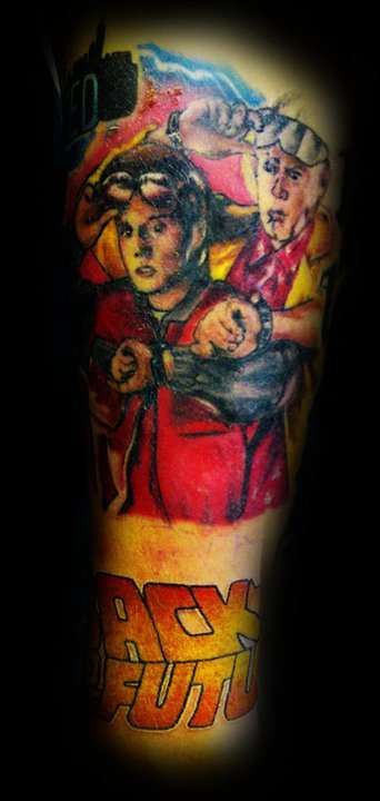 Back to the Future tattoo
