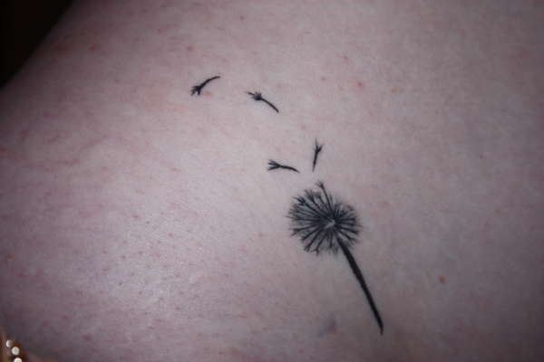 Dandelion tattoo