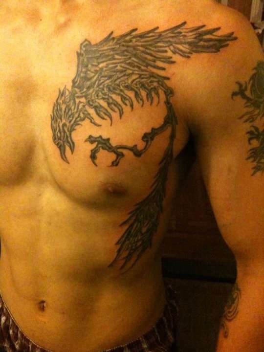 Dead eagle (Soldier) tattoo