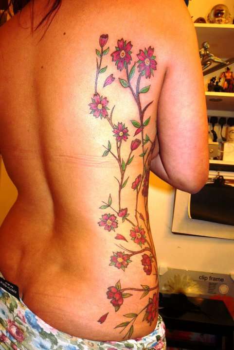 From the back. tattoo