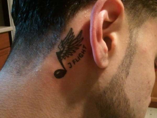 J Flight tattoo