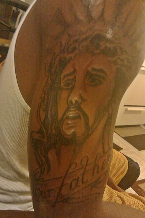 Jesus tattoo