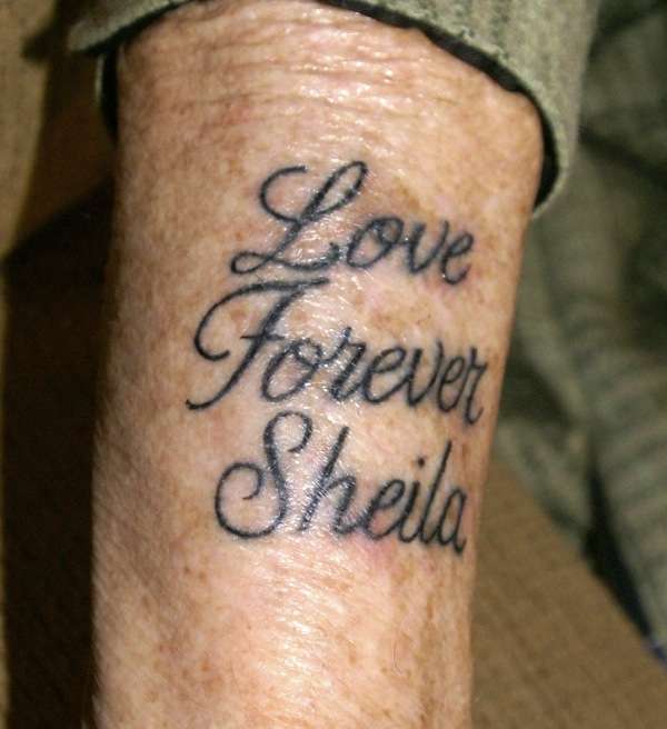 My Father's Love tattoo