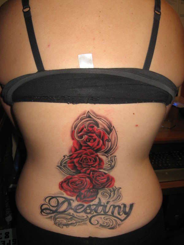 My rose back tattoo tattoo