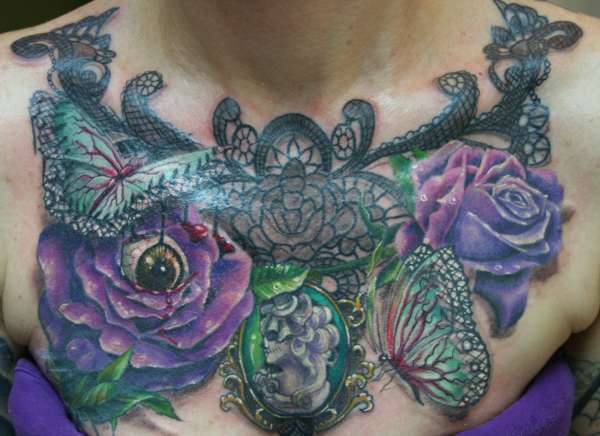 Pretty Gothic Horror Tattoo tattoo